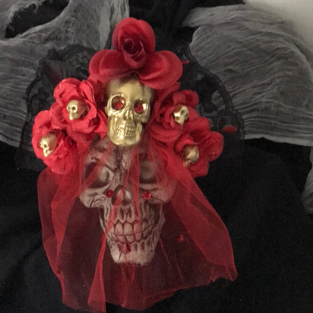 Halloween skull headpiece